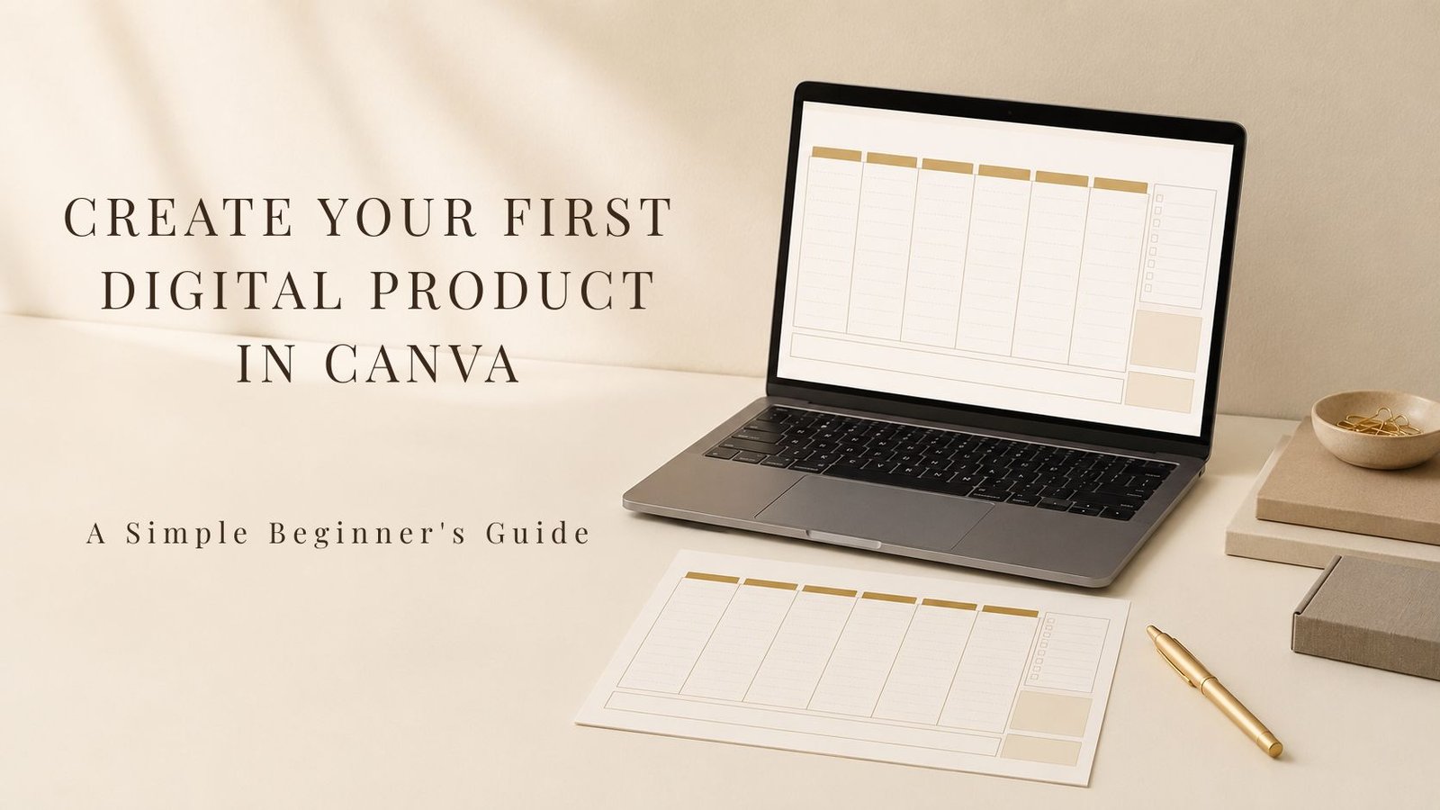 How to Create Your First Digital Product in Canva
