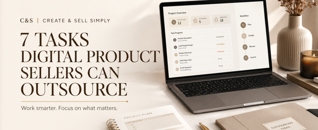 7 Tasks Digital Product Sellers Can Outsource to Freelancers
