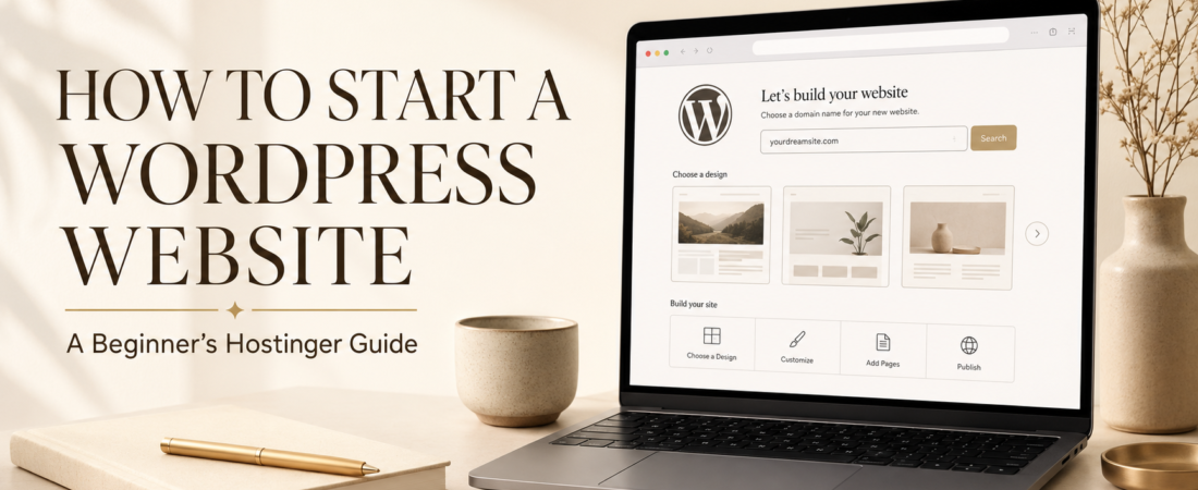 How to Start a WordPress Website with Hostinger: A Beginner’s Guide